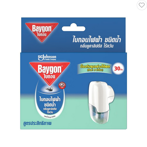 เครื่องไฟฟ้าไล่ยุง BAYGON SWITCH 21.9ml EUCALYPTUS