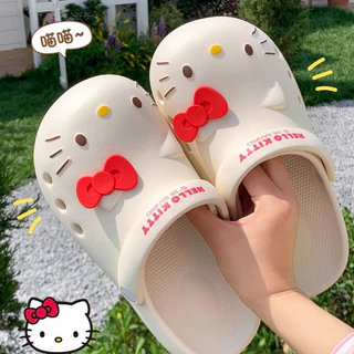 พร้อมส่ง รองเท้าเเตะหัวโต( งานป้าย ) ลายเเมว สำหรับผู้หญิง พื้นนุ่ม ใส่สบาย มีสายรัดส้น มี 4 สี ดำ ชมพู น้ำตาล ขาว