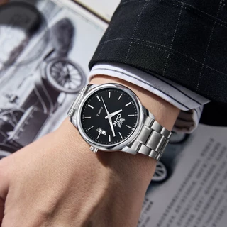 OPK นาฬิกา ผู้ชาย แฟชั่น watch 100% แท้ กันน้ำ สแตนเลส สายนาฬิกา ควอตซ์ 6010