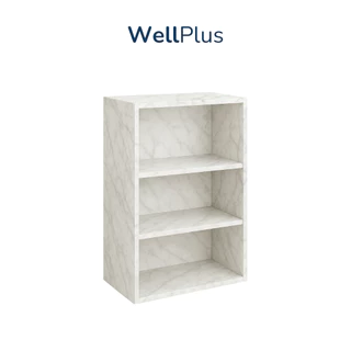 WellPlus ชั้นวางของอเนกประสงค์ ชั้นวางหนังสือ 3 ชั้น ผลิตจากไม้คุณภาพดี โครงสร้างไม้แข็งแรงทนทาน ดีไซน์มินิมอล