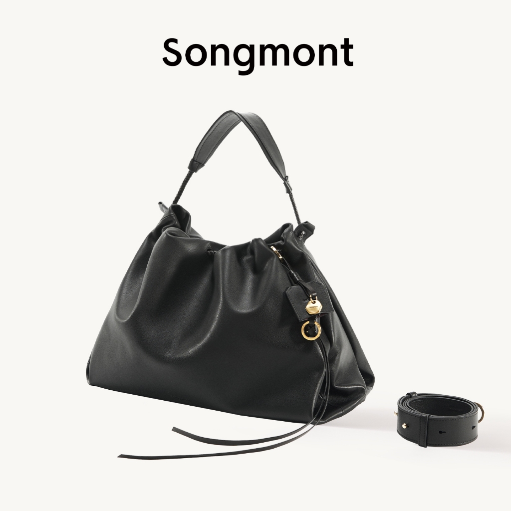 Songmont เซ็ตกระเป๋า Gather ขนาดกลาง กระเป๋าสะพายข้างผู้หญิงแฟชั่น