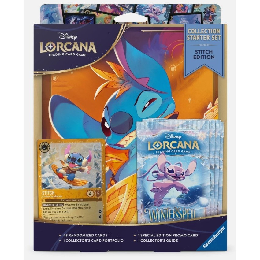 Disney Lorcana Winterspell Collection Starter Set Stitch Edition มอก.ไทย ของแท้ 100% พร้อมส่งทันที