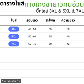 กางเกงขายาวคนอ้วน (คอตตอน มินิมอล) บิ๊กไซส์ ใหญ่จริง 3XL&5XL&7XL เอว40"-75" ขาปล่อย & ขาจั๊ม ขากว้าง เอวยืด นุ่ม ใส่สบาย