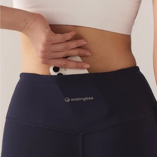 Wakingbee WB Leggings เลกกิ้งรุ่นขายดีที่สุด ผ้าพรีเมียม SmoothTec นุ่ม ยืดหยุ่น กระชับ แห้งไว ใส่สบาย เอวสูง มีกระเป๋า