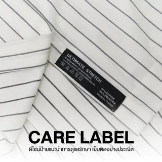 Yuedpao Ultimate Stretch Stripe - Men's Chalk Stripe Long Sleeve Shirts (Regular Fit) เสื้อเชิ้ตลายทางผู้ชาย เสื้อเชิ้ต