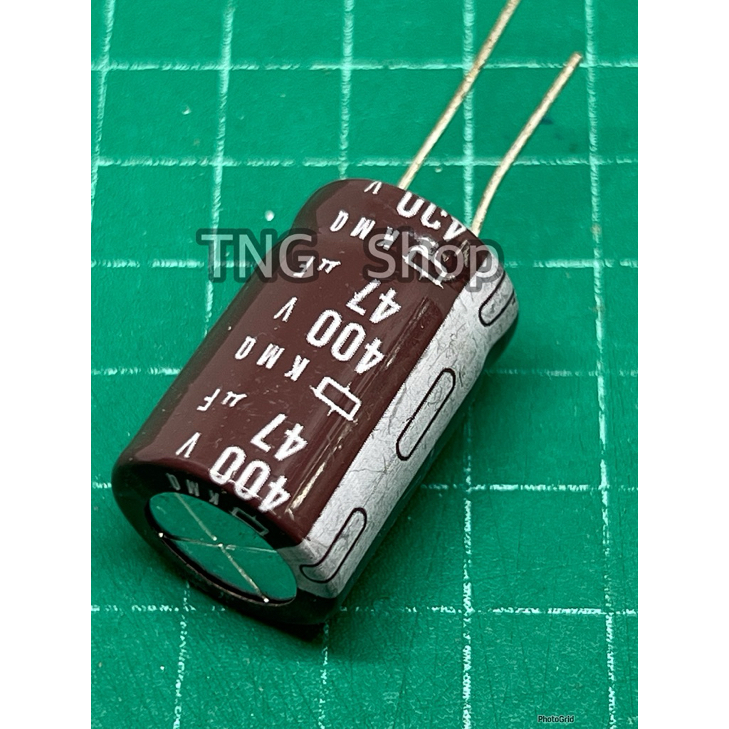 C47UF400V   C อิเล็คโต กว้าง 47UF400V  105C’ กว้าง 18  สูง 25  มีของพร้อมส่งจากไทย