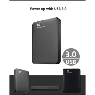 WD HardDisk External 1TB 2TB 4TB HDD USB3.0 2.5" Convenienc External Hard Disk ฮาร์ดไดรฟ์ภายนอก ฮาร์ดดิสก์แบ Hard Drives