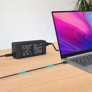 อะแดปเตอร์โน๊ตบุ๊ค เลอโนโว่ หัวUSB 90W 20V 4.5A อินเทอร์เฟซ USB พร้อมสายไฟ AC สายชาร์จโน๊ตบุ๊ค Lenovo Adapter Charger