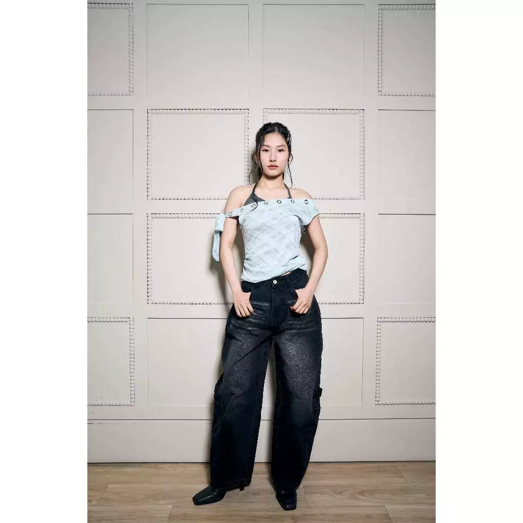 Niyom Jeans collection After The Rain : รุ่น BL003 กางเกงยีนส์ ทรงบอลลูน
