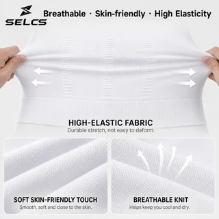 SELCS เสื้อยืดกระชับรูปร่างผู้ชาย,เสื้อฟิตซับหน้าท้อง,ผู้ชายร่างกาย Shaper เสื้อบีบอัด,X-Back พยุงหลัง เหมาะวิ่ง ฟิตเนส