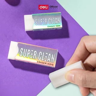 ยางลบ Super Clean Deli รุ่น H314/H315 ลบสะอาดกว่าเดิม! ยางลบนุ่ม (2 ขนาด)(จำหน่าย 1 ก้อน)