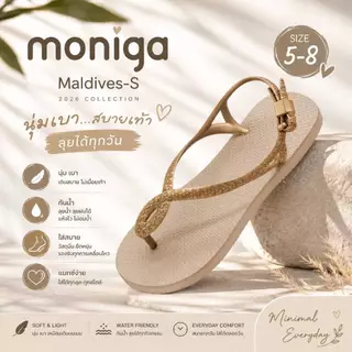 moniga รองเท้าแตะรัดส้น รุ่น Muldives-S ไซส์ 5-8