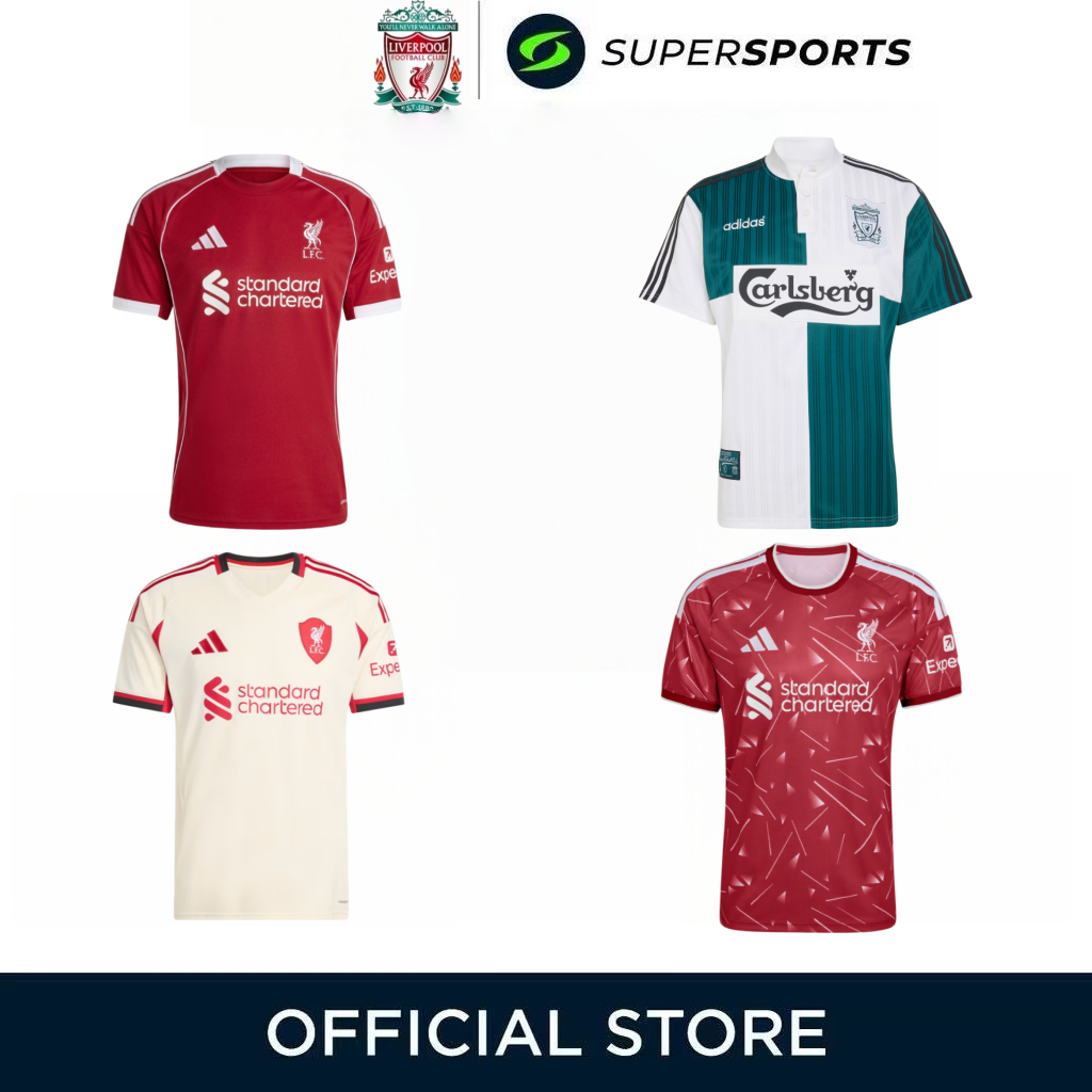 ขายดี🔥Liverpool FC 26/27 25/26 95AWAY Home Jersey Authentic เสื้อลิเวอร์พูล