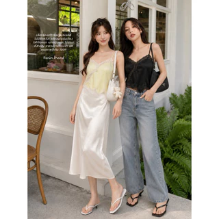 Rarin รุ่น [ Sydney ] Sandals heels 1 inch 36-41 รองเท้าแตะมีส้น ความสูง 1 นิ้ว **เท้าไม่เรียวบวกเพิ่ม 1 ไซส์**