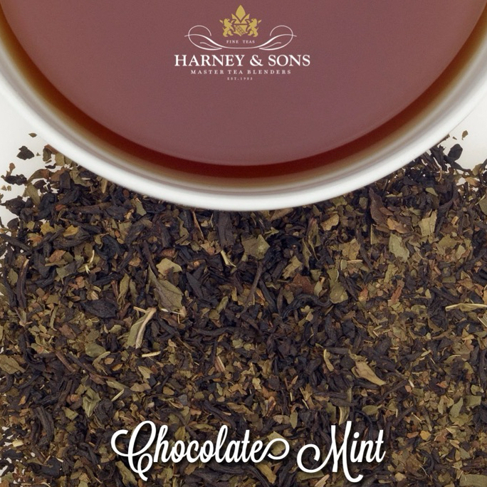 [Harney&Sons] Chocolate Mint Loose Leaf ชาดำ กลิ่นช็อคโกแลต ผสมเปปเปอร์มินท์ หอมมาก มีคาเฟอีน ชาใบเต็มแบบตักไม่แบ่งซอง