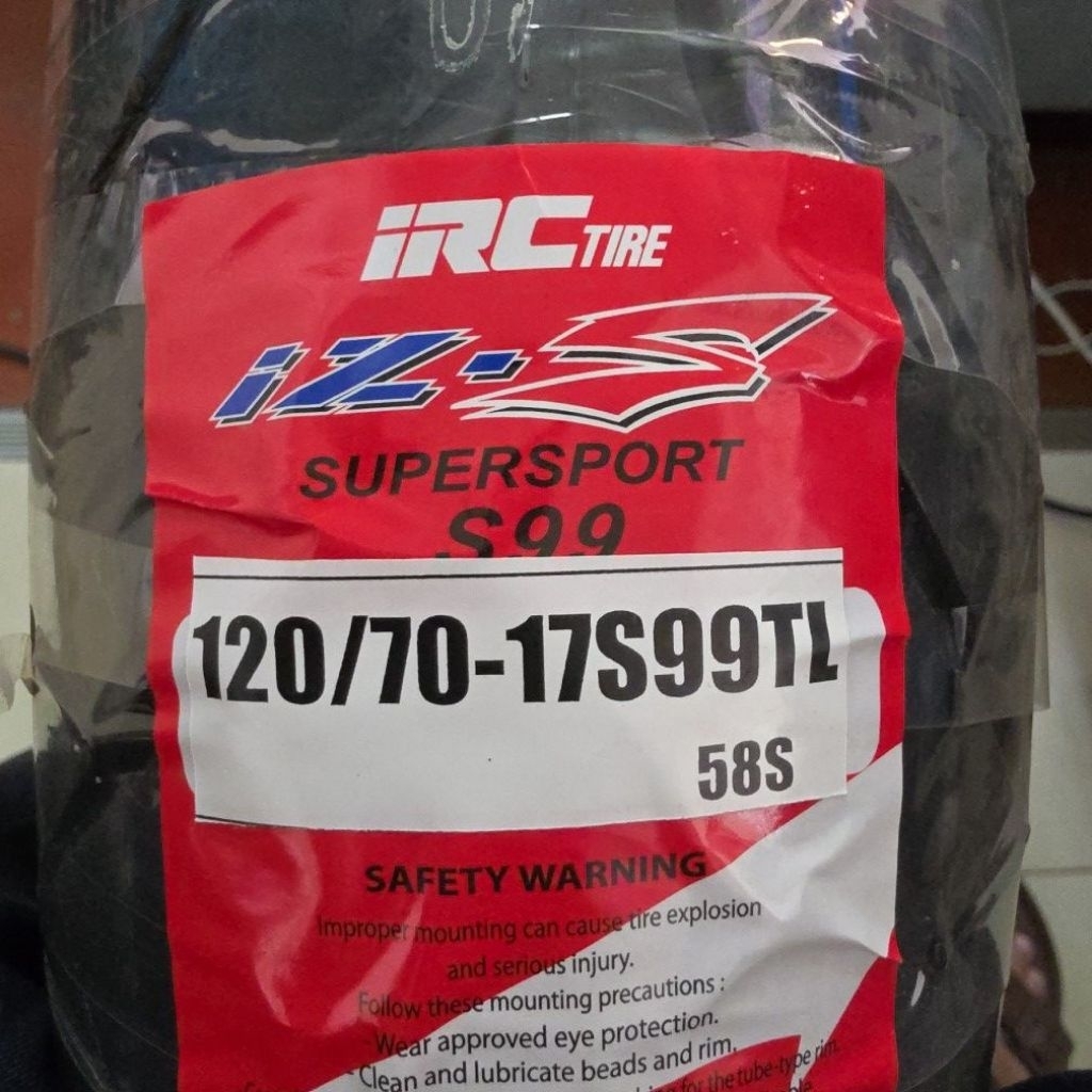 ยาง IRC 120/70-17 Super Sport