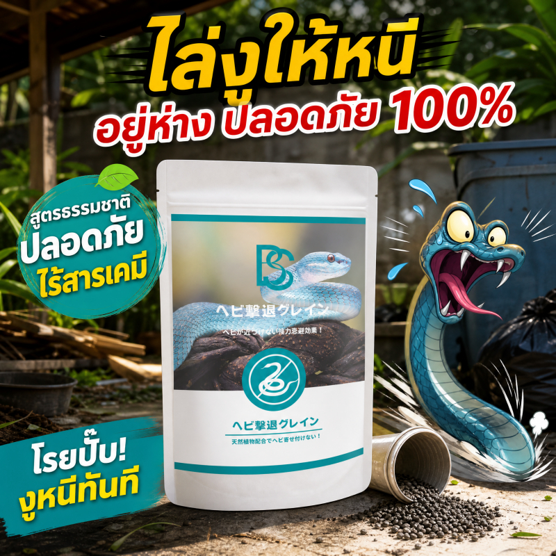 🐍โรย 1 ครั้ง งูห่าง 500 เมตร🐍เม็ดไล่งู ยาไล่งู ก้อนไล่งู ปลอดภัยไร้สารพิษ ใช้ในบ้านสวนได้ ผงไล่งู ยาป้องกันงู