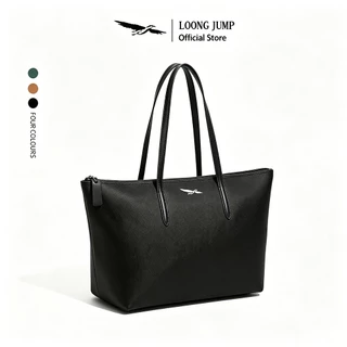 LOONG JUMP Tote Bag กระเป๋าถือสะพายใหญ่ ขึ้นเครื่องบินได้ ใส่แท็บเล็ต