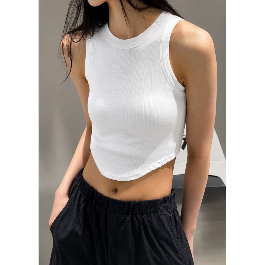 Teerada Tank Top เสื้อกล้ามผู้หญิง มีบราในตัว เสื้อยืดแฟชั่น ฟรีไซส์ ทรงสวย ผ้าดี