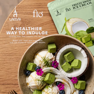 flo Wolffia & Coconut Freeze Dried Ice Cream