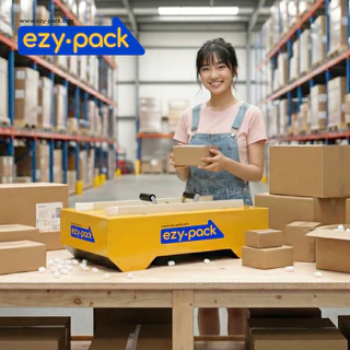 ezy-pack เครื่องแพ็คกล่องพัสดุ เครื่องติดเทปกาวอัตโนมัติ แพ็คง่าย เร็ว สะดวกมาก ขนาดเล็ก ไม่ใช้ไฟฟ้า
