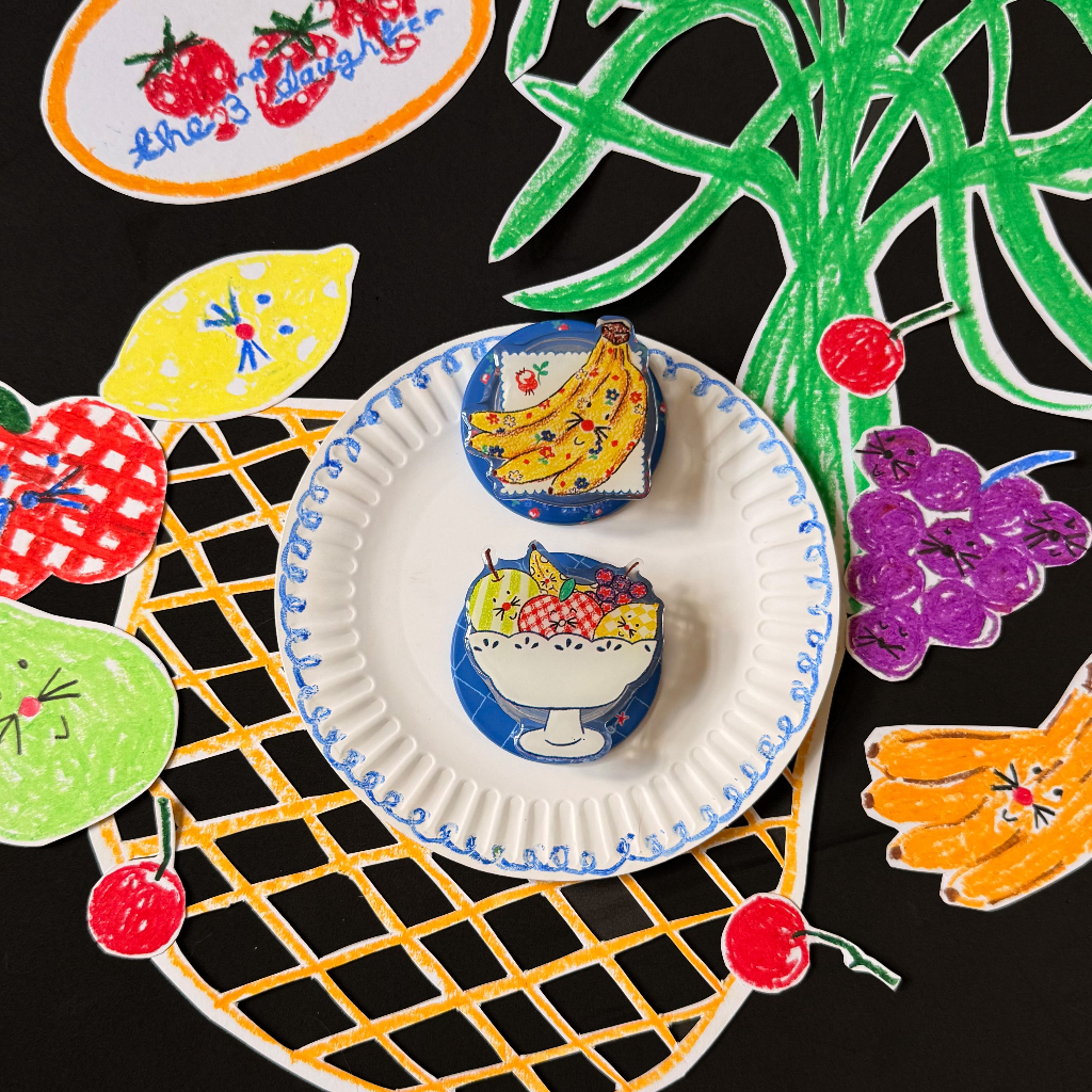 กริ๊ปต๊อกแม่เหล็ก Sunny fruity magnet griptok