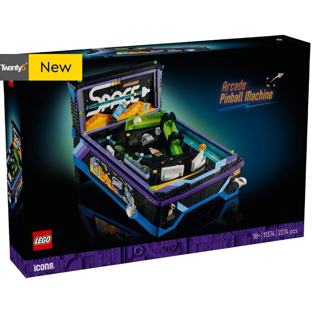 Lego Icons 11374 Arcade Pinball Machine