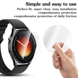 ฟิล์มกันรอยหน้าจอสำหรับนาฬิกา Xiaomi Watch S4 ขนาด 41 มม./47 มม. กระจกนิรภัย Ultra-HD ติดตั้งง่าย สำหรับ Mi Watch S5