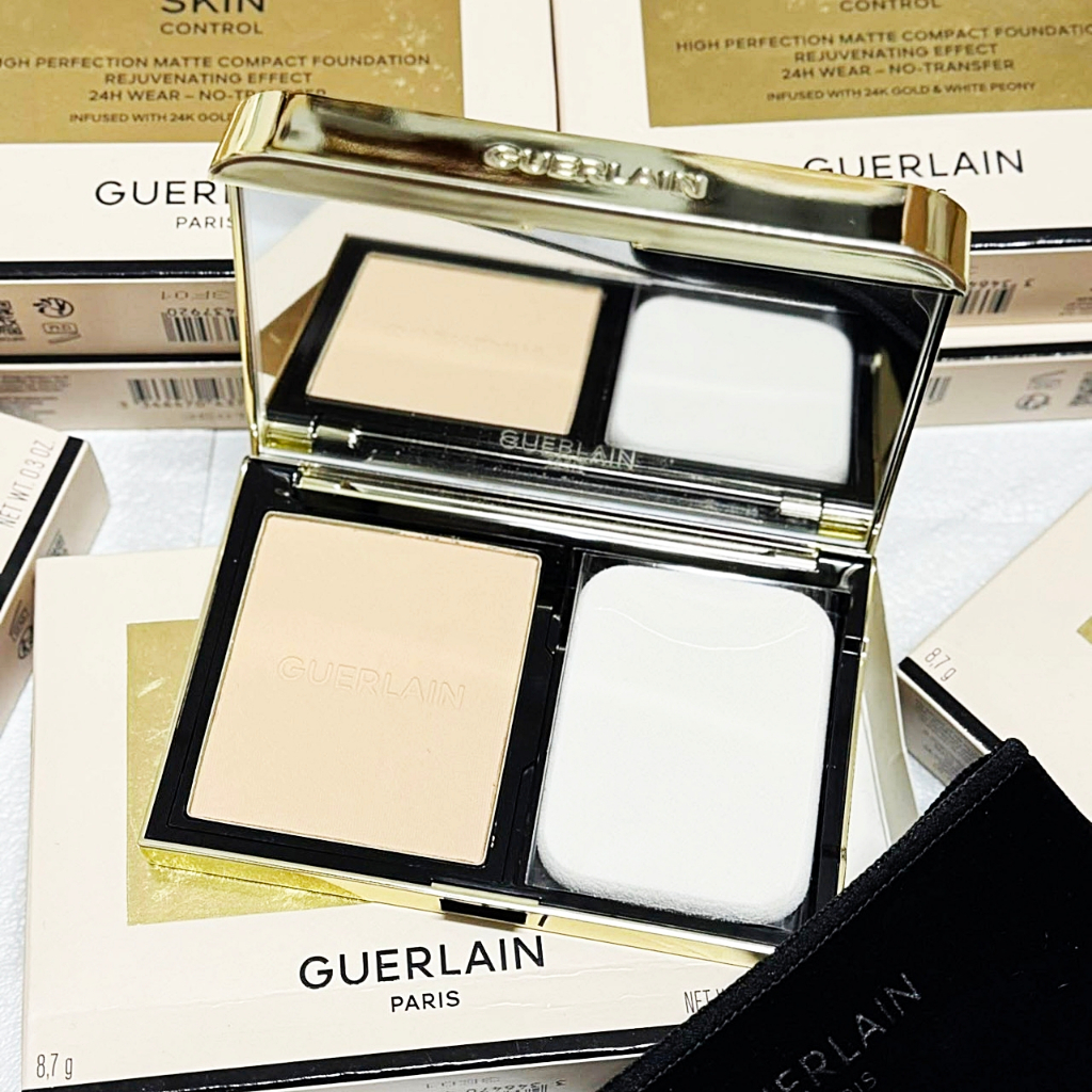 Guerlain Parure Gold Skin Control High Perfection Matte Compact Foundation 8.7g (ป้ายไทย ห้างเซ็นทรัล)
