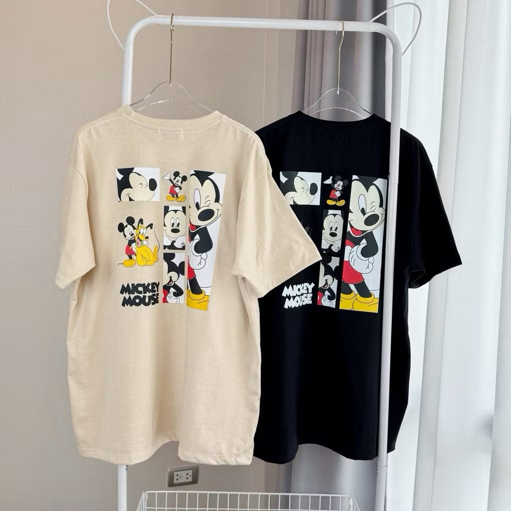 (มือ2) เสื้อยืดโอเวอร์ไซส์ Qotton Land มิกกี้