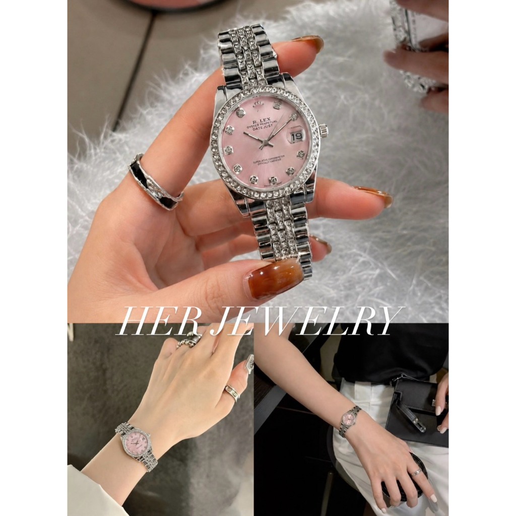 ❌พร้อมส่ง ส่งไว❌นาฬิกาข้อมือ Rose