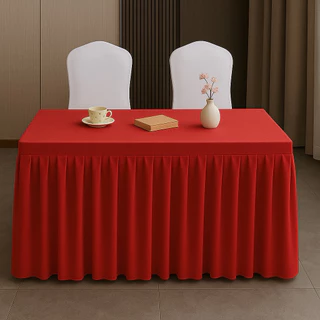 ผ้าปูโต๊ะ ผ้าคุลมโต๊ะ ขนาด 120x60x75 ผ้าไม่ต้องรีด เนื้อนิ่ม เรียบเด้งหนา ใช้งานง่าย ทนทาน