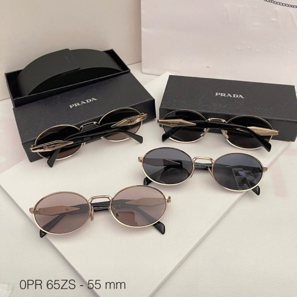 Prada sunglasses 0PR 65ZS แว่นกันแดดของแท้100%
