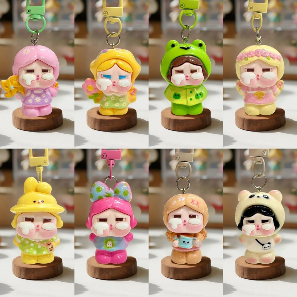 1ชิ้น โมเดล พวงกุญแจ จุ่มลาย น่ารักๆ ตกแต่งโต๊ะ ตกแต่งห้อง พร้อมส่ง