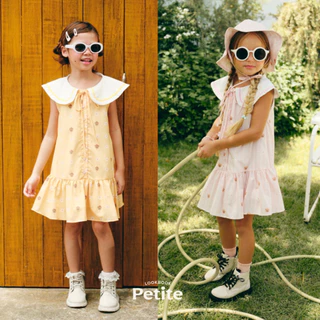 lookbookpetite x saeson | s'more dress สี pink daisy field, golden daisy field