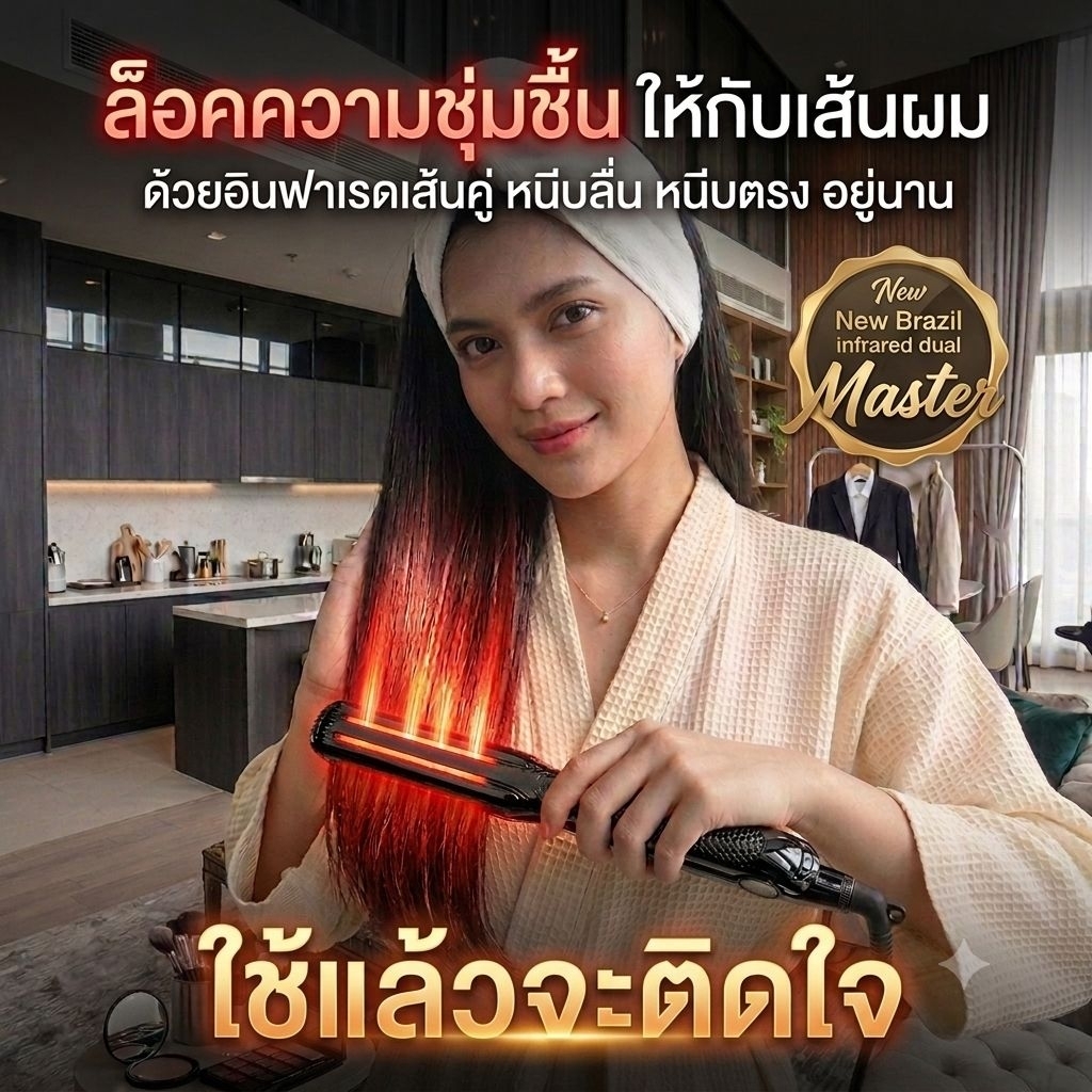 เครื่องหนีบ"บราซิลMASTER DUAL INFRARED(รุ่นใหม่ล่าสุด)​