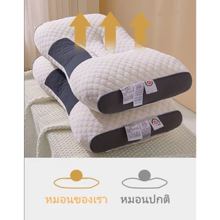 หมอนยางพารา 3D เพื่อสุขภาพ ระบายอากาศดี รองรับต้นคอ ลดกรน หลับสบาย ไม่ยุบตัว หมอนสุขภาพพรีเมียม