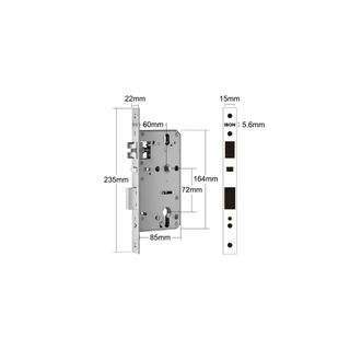 [NEW] ISON Digital Door Lock กลอนประตูดิจิตอลล็อก ติดแทนมอลทีส รุ่น SSL-M5101 BL อีสออน ไม่รวมติดตั้งรับประกัน 18 เดือน