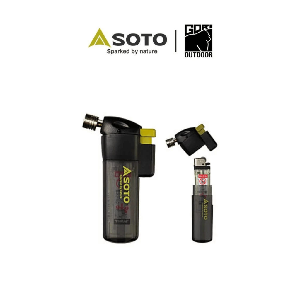 [7.7 โค้ด GORI77 รับ Coin 10%] SOTO Pocket Torch w/Refillable Lighter (PT-14SB RFL)