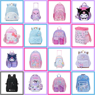 💜 แท้ 100% กระเป๋าเป้ กระเป๋านักเรียน Sanrio 💖 กระเป๋าล้อลาก กระเป๋าใส่หนังสือ Luma