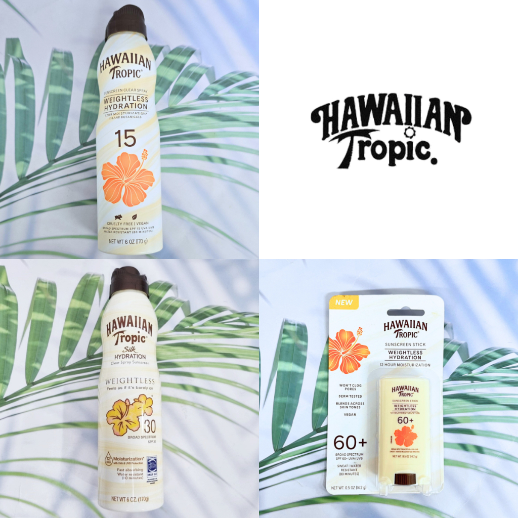 (Hawaiian Tropic®) Silk Hydration Clear Spray Sunscreen Weightless 170g สเปรย์กันแดด ชุ่มชื้น