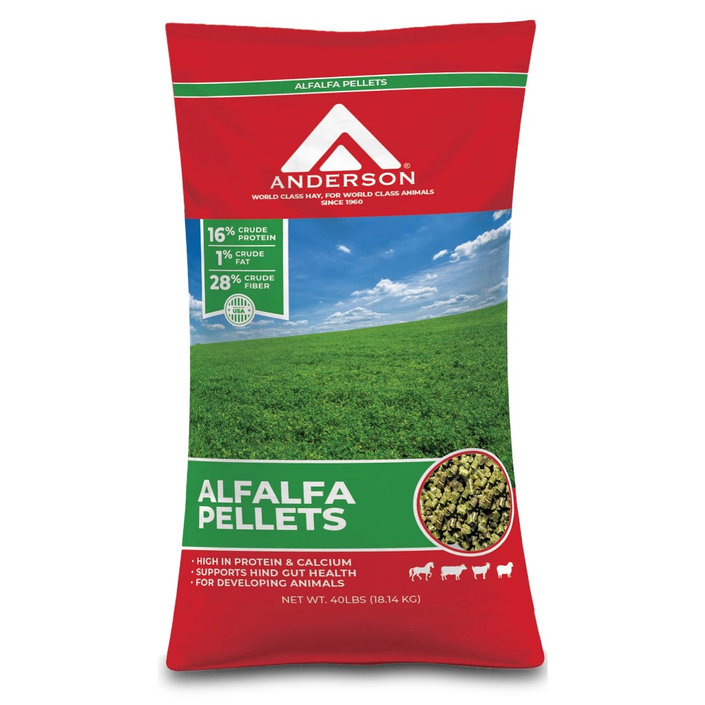 Anderson Alfalfa Pellets 40lbs. หญ้าอัลฟาฟ่าอัดเม็ด
