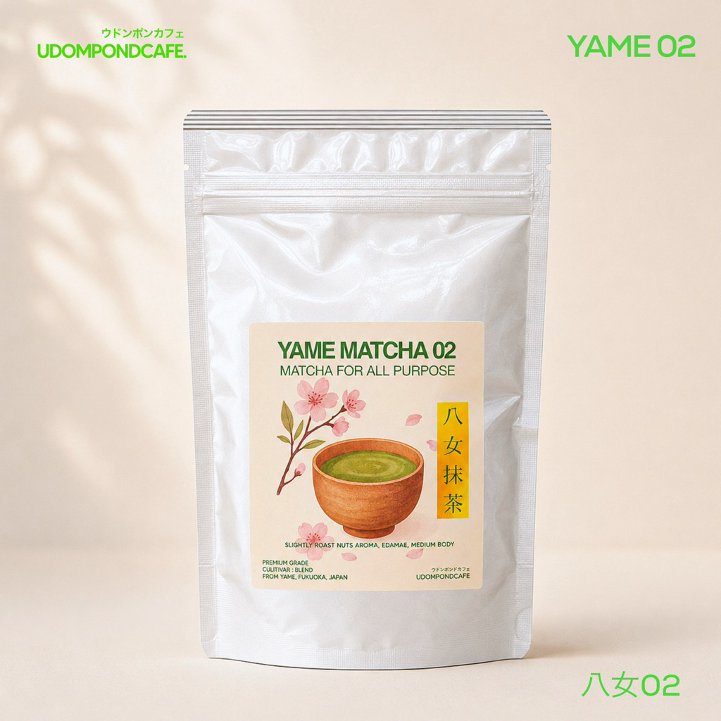 มัทฉะยาเมะ02 พรีเมียมเกรด Yame matcha02 มัทฉะโทนถั่วจากเมืองยาเมะ