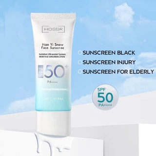 HOSSR Organic Extra Light Fluid Sunscreen SPF50+ PA++++ 40 ml กันแดดเนื้อเซรั่มฟลูอิด สัมผัสเบาสบายผิว ซึมไว