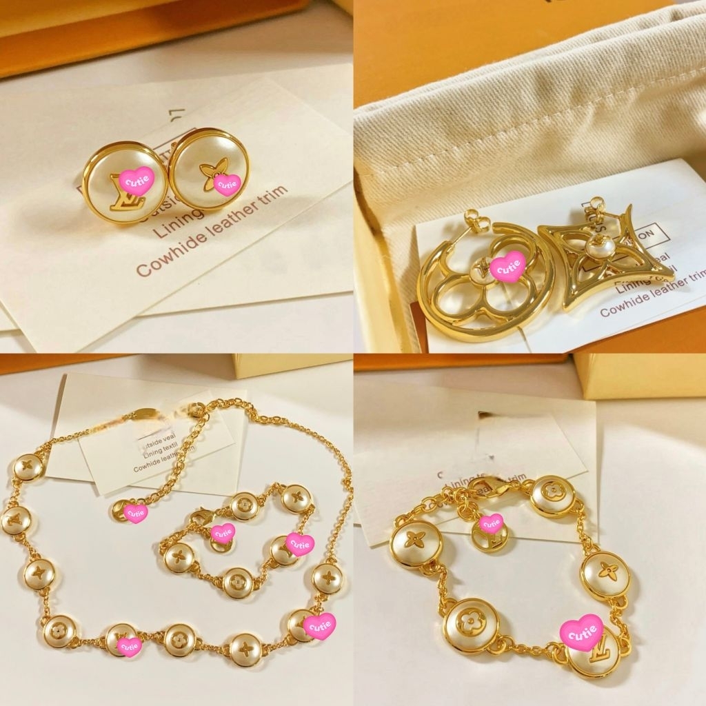(พร้อมส่งค่ะ) Super VIP ต่างหู ข้อมือ สร้อยคอ ถ่ายจากสินค้าจริง ร้านเดิมปลิวค่ะ (ในไลฟ์สดลด30%)