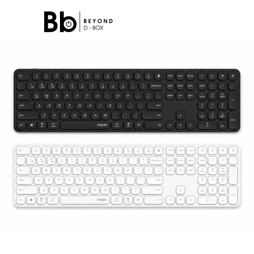 คีย์บอร์ดไร้สาย Rapoo E9550L Multi-mode (แป้นพิมพ์ ไทย/อังกฤษ) by BB Beyond D-Box
