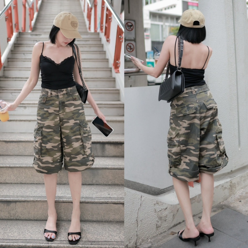 Cargo Jorts กางเกงคาร์โก้ขาสั้น 4 ส่วน - A803