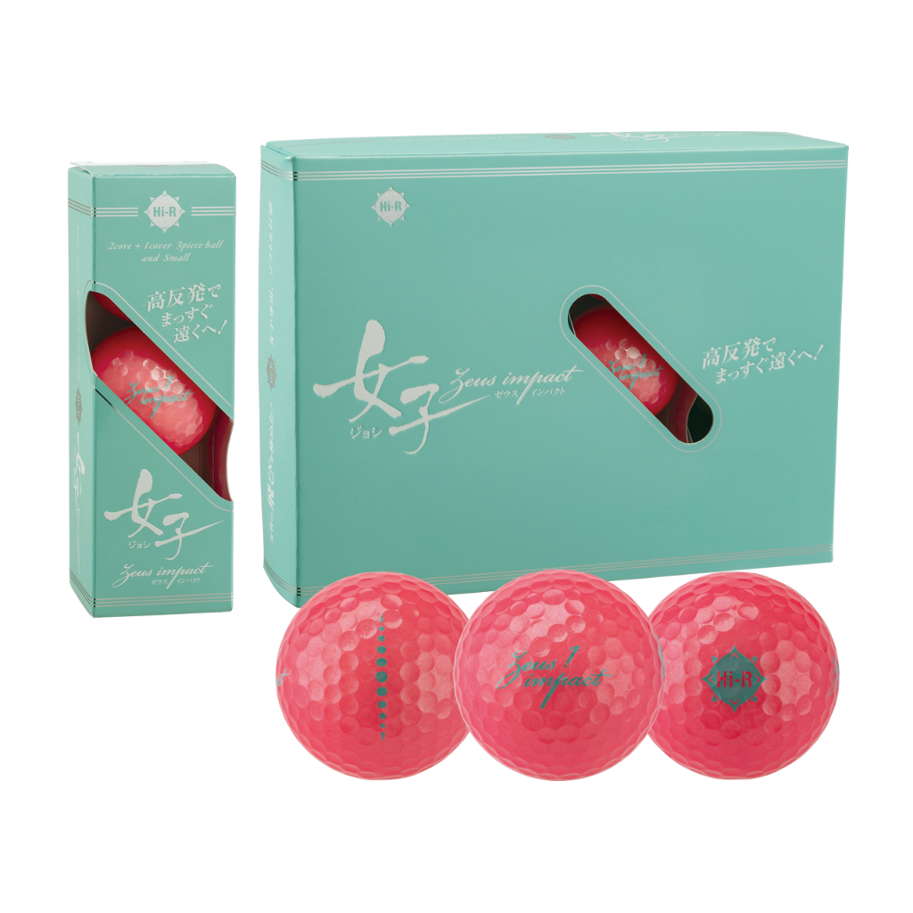 【Official】【Bu4 Free1】＜Golf Ball Ladies＞Kasco Zeus Impact3 ลูกกอล์ฟตีไกลเพิ่มระยะ ผู้หญิง (Non-Conforming)