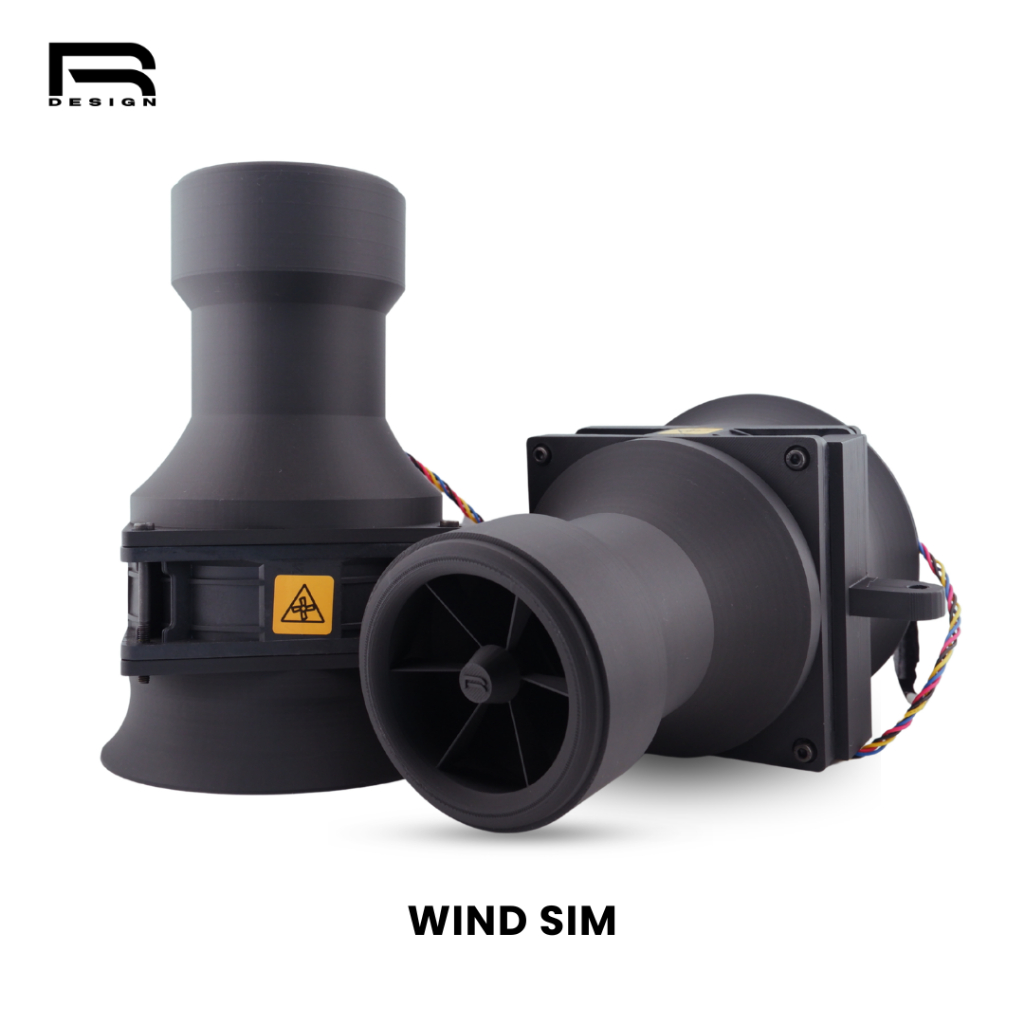 Wind Simulator (1คู่ ซ้าย/ขวา) ลมตีหน้าให้ความรู้สึกสมจริง ลมแรงซะใจปรับระดับแรงลมได้ R Design simulator พร้อมส่ง