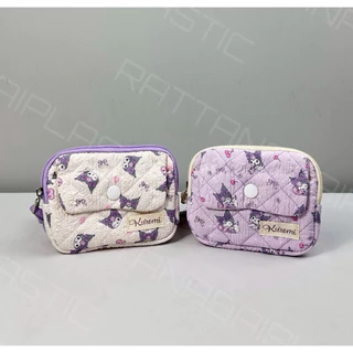 Moshi Moshi กระเป๋าเศษสตางค์ ใส่บัตรได้ กระเป๋าใส่เหรียญ ลายKuromi ลิขสิทธิ์แท้